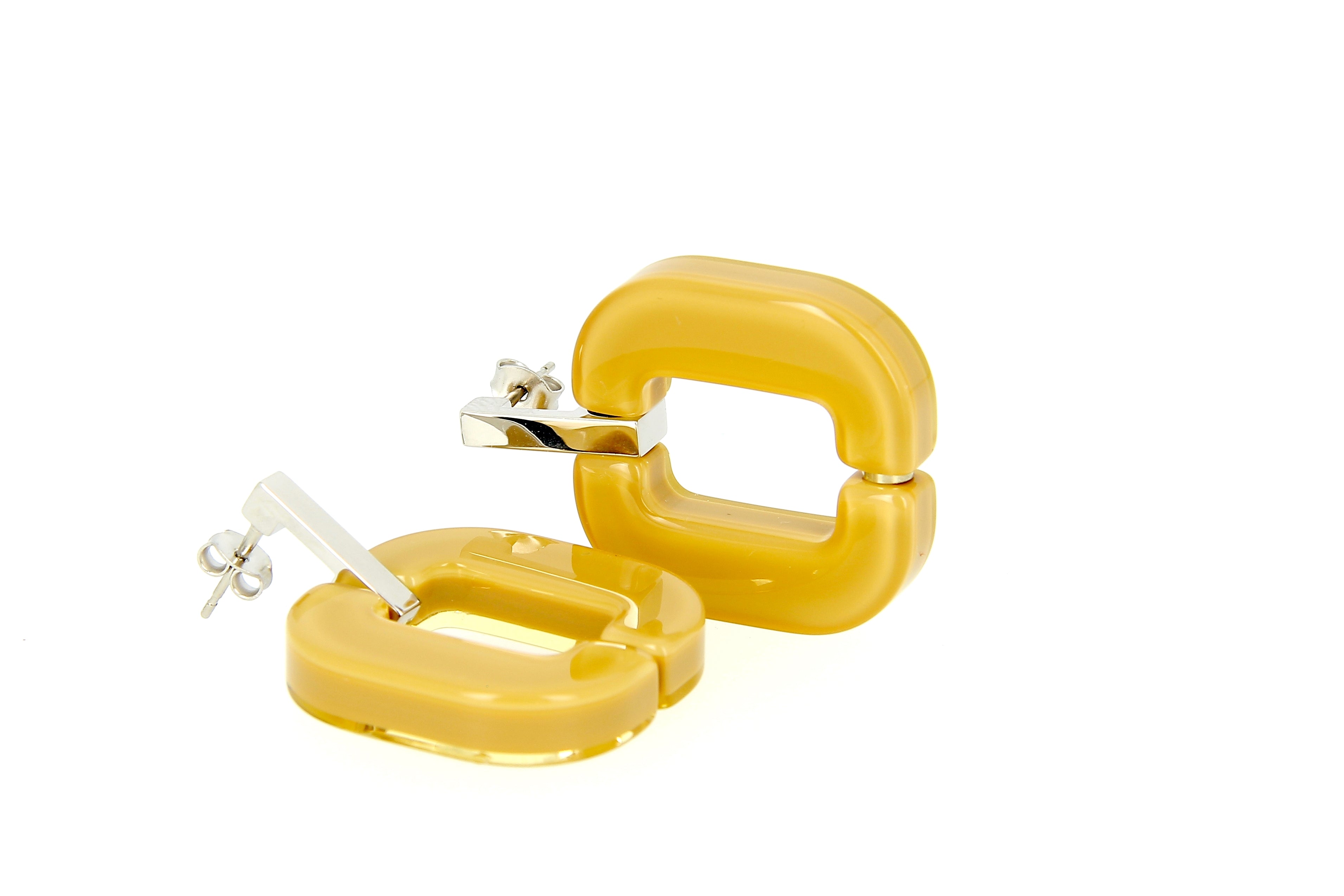 Xavier Derome BO 01 C181 boucles d’oreilles acétate