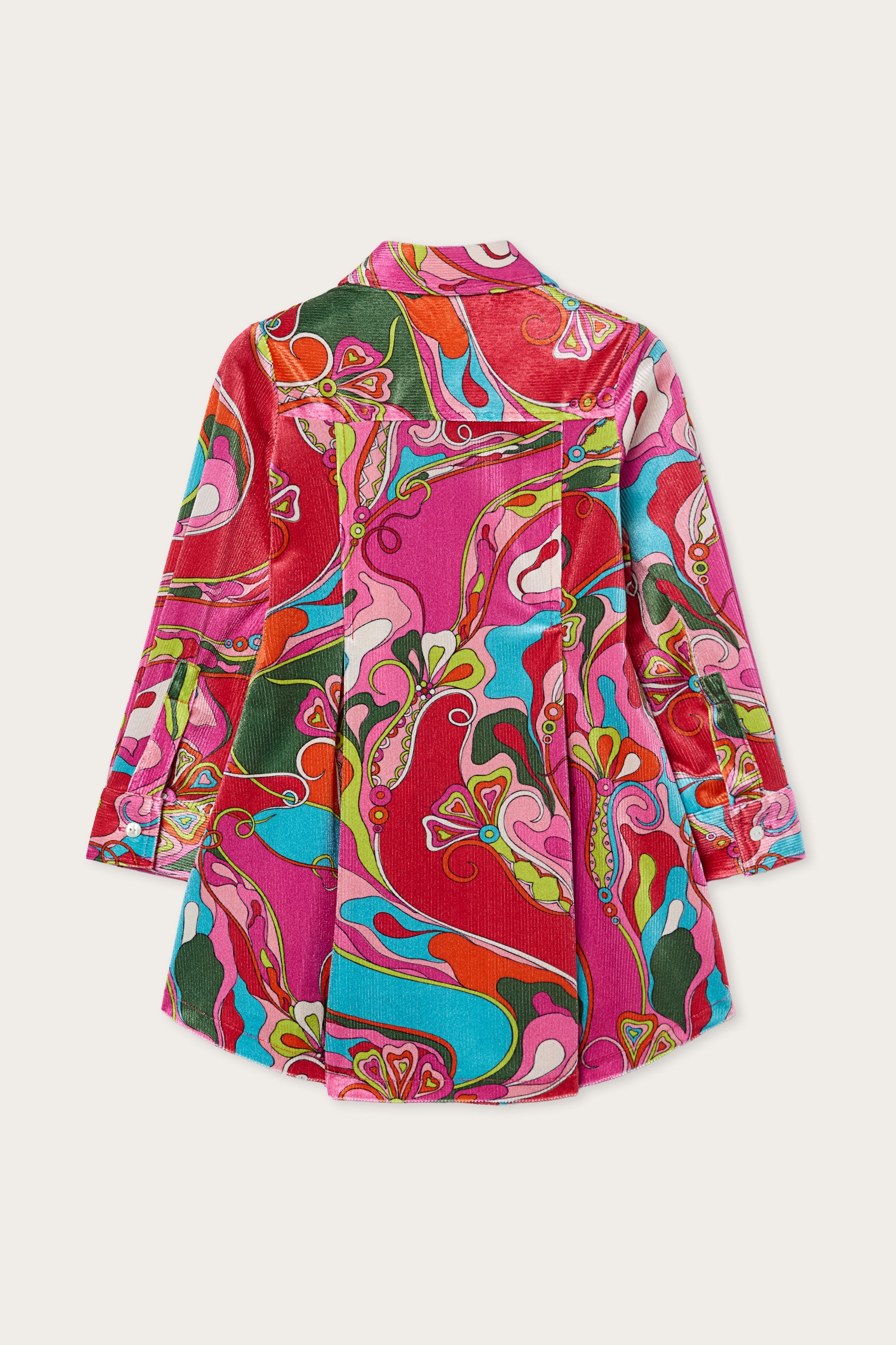 Emilio Pucci Dresses robe chemisier velours fuchsia orchidée