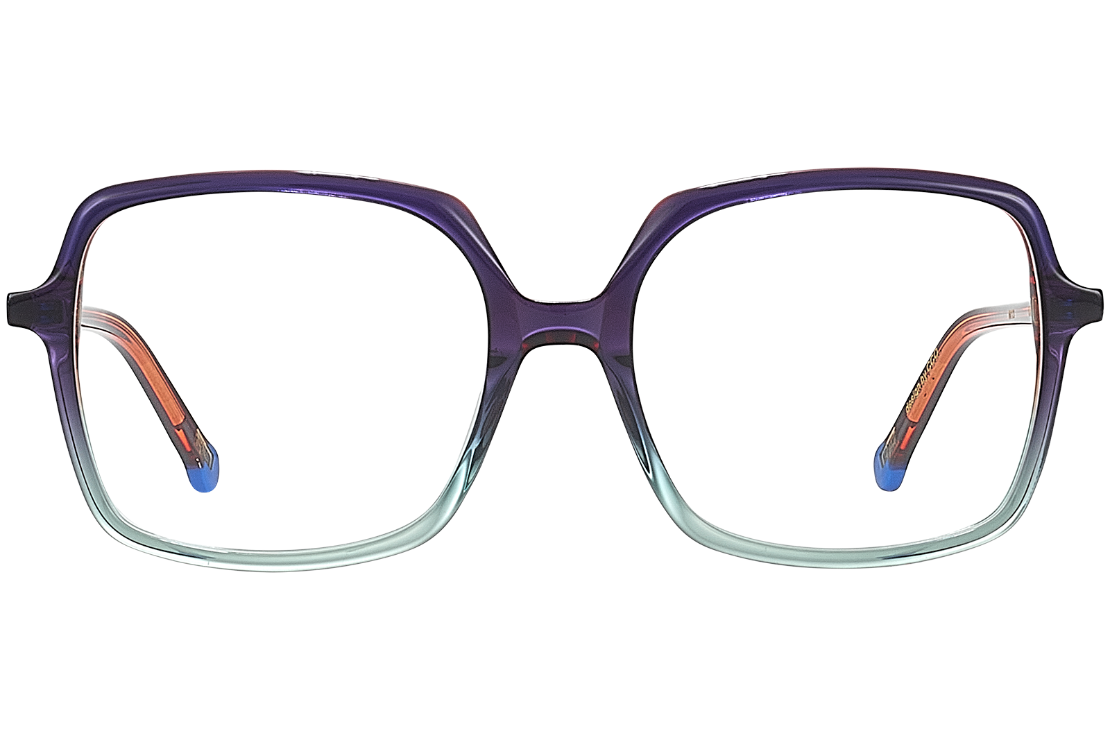 Clémence & Margaux La Charismatique lunettes de vue dégradé brun cristal