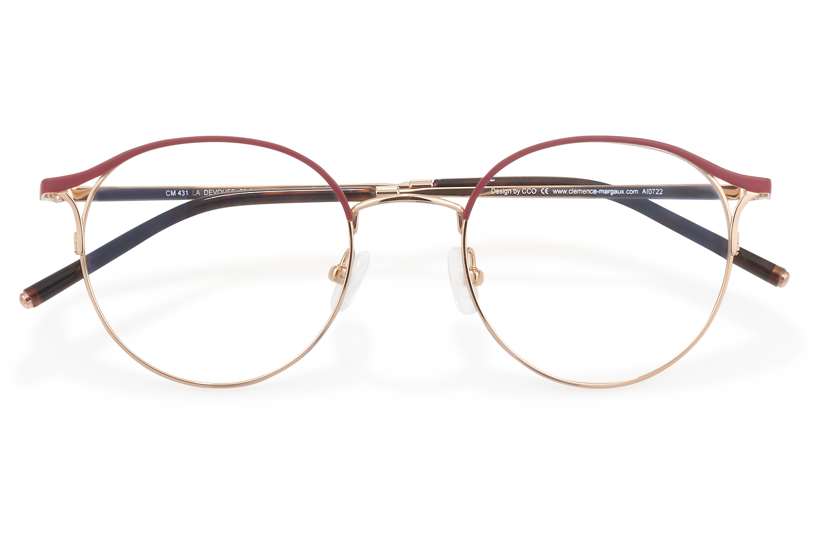Clémence & Margaux Dévouée lunettes de vue Noir ovale
