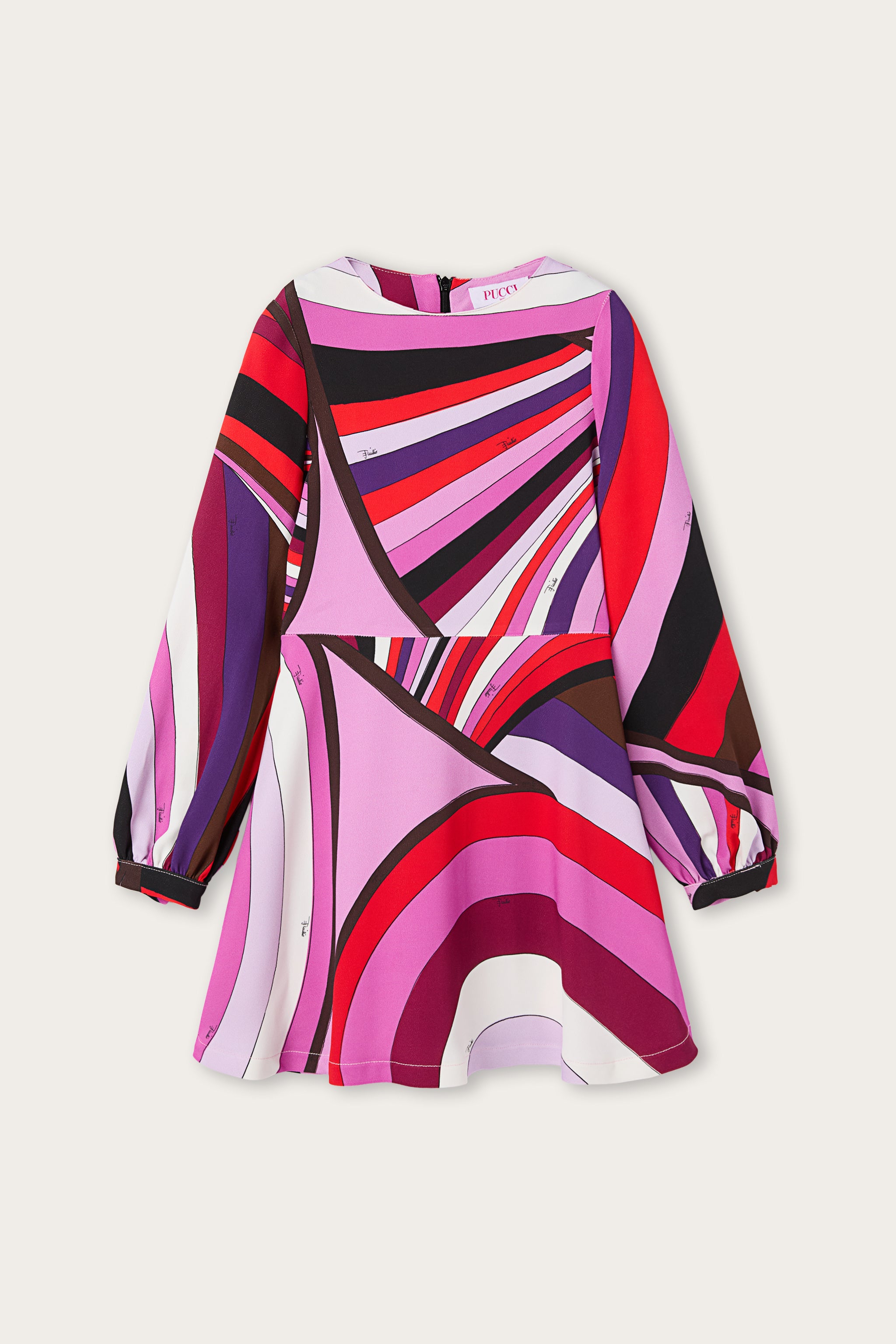 Emilio Pucci Dresses Abito Iride robe fille fuxia rouge