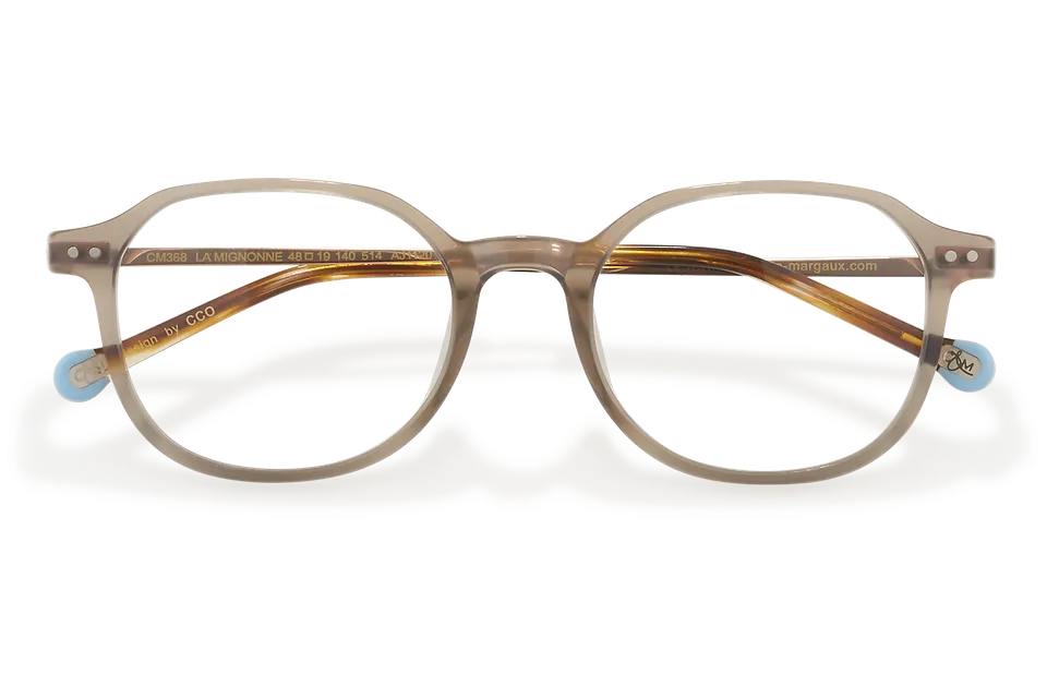 Clémence & Margaux La Mignonne lunettes de vue Rouge Cuivré tonneau