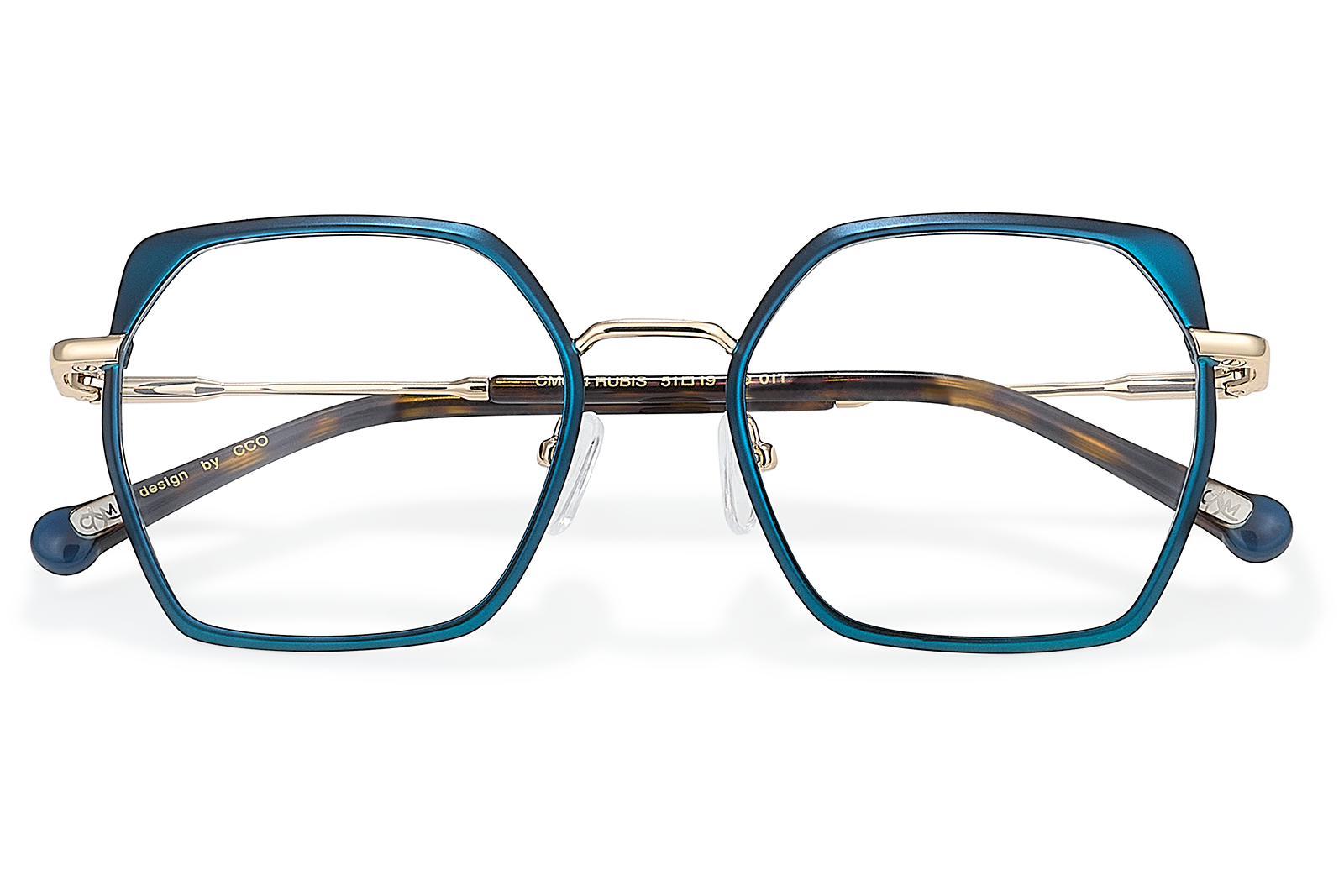Clémence & Margaux Rubis lunettes de vue Taupe & Doré chic