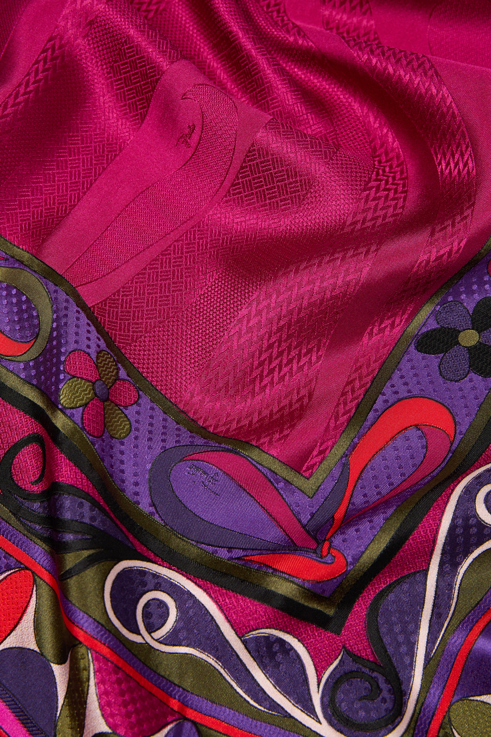 Emilio Pucci Silks Stola Mix étole soie multicolore
