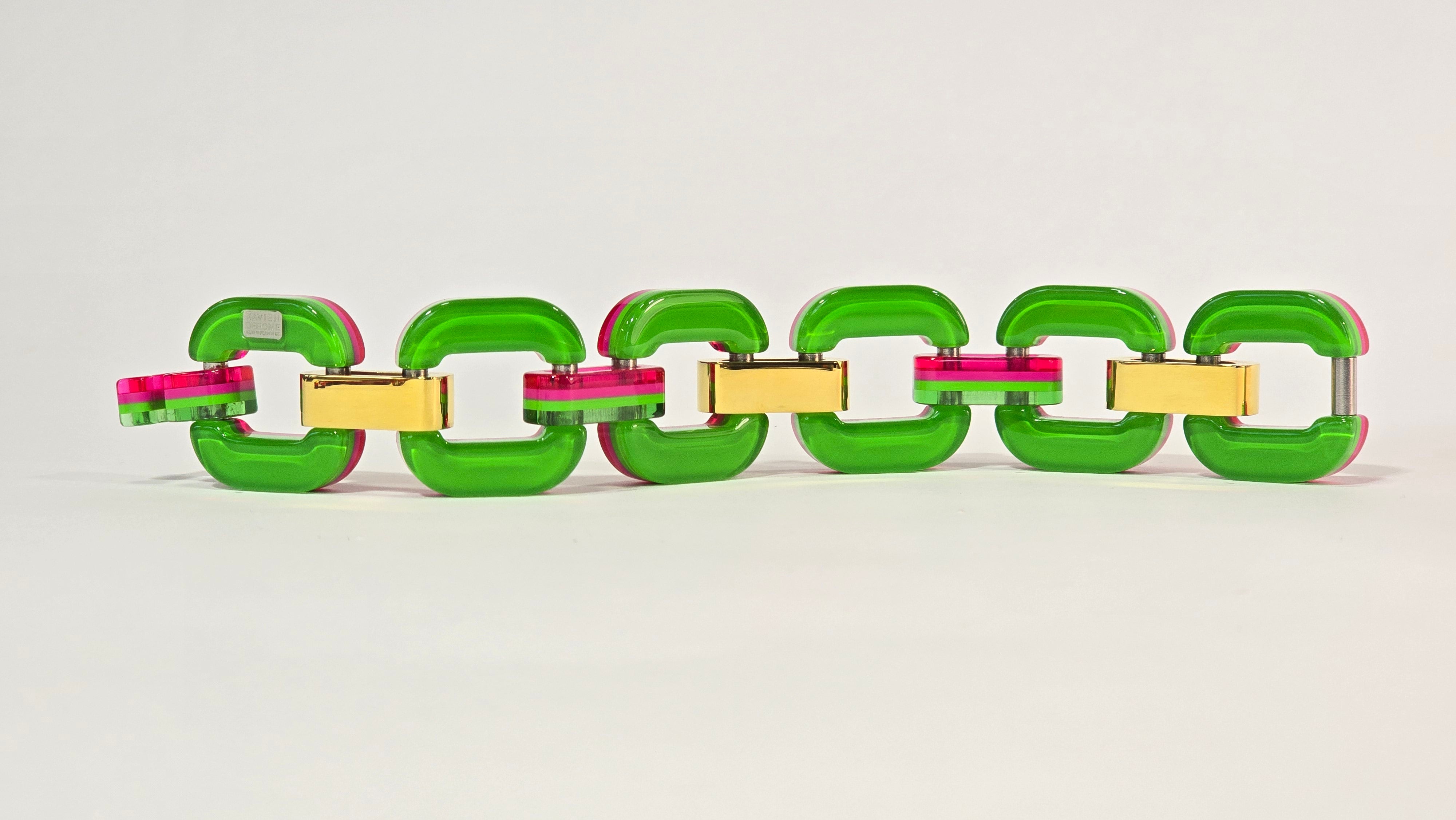 Xavier Derome Small GO-01-C297 bracelet gourmette