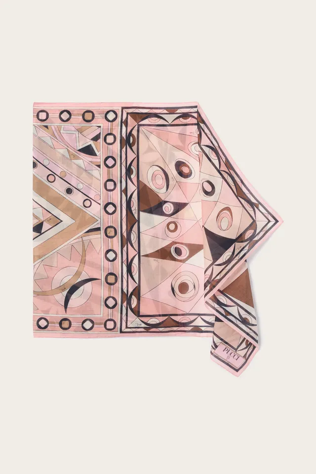 Emilio Pucci Sarong pareo coton nude 52x156 cm