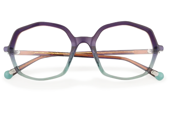 Clémence & Margaux L'Imaginative lunettes de vue Dégradé de Bleu