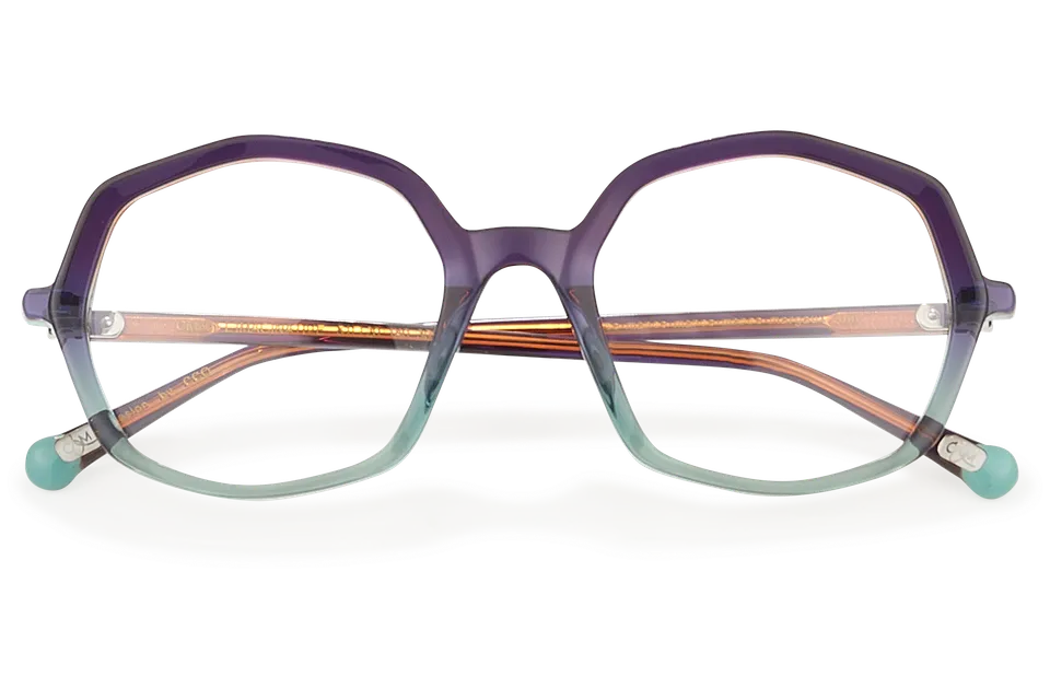 Clémence & Margaux L'Imaginative lunettes de vue Dégradé de Bleu
