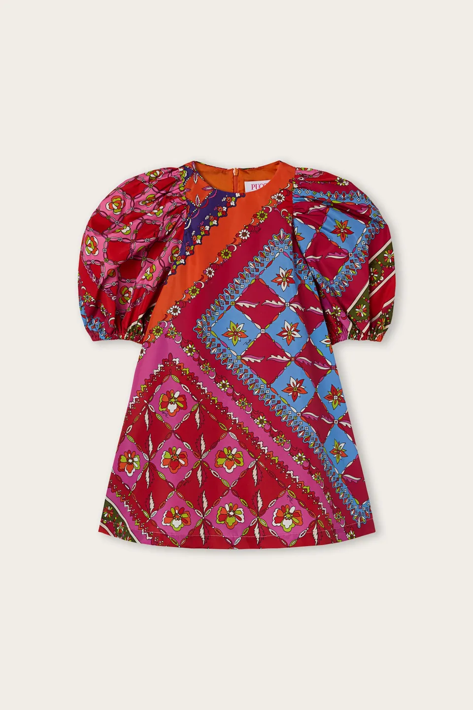 Emilio Pucci 2-14 YEARS Festa robe fille multicolore taffetas