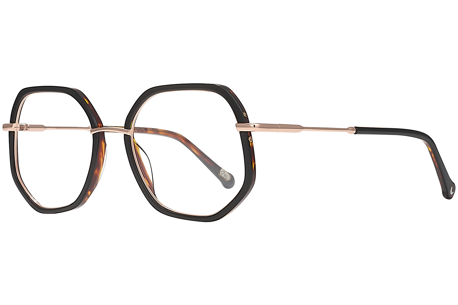 Clémence & Margaux Haute Couture lunettes de vue bleu écaille