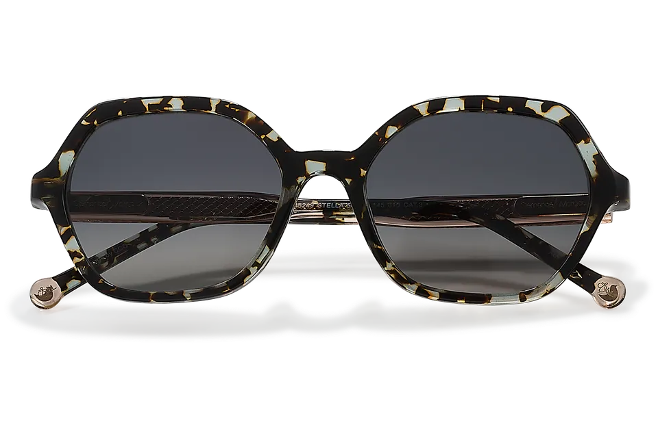 Clémence & Margaux Stella lunettes de soleil Noir & Ecaille polarisées