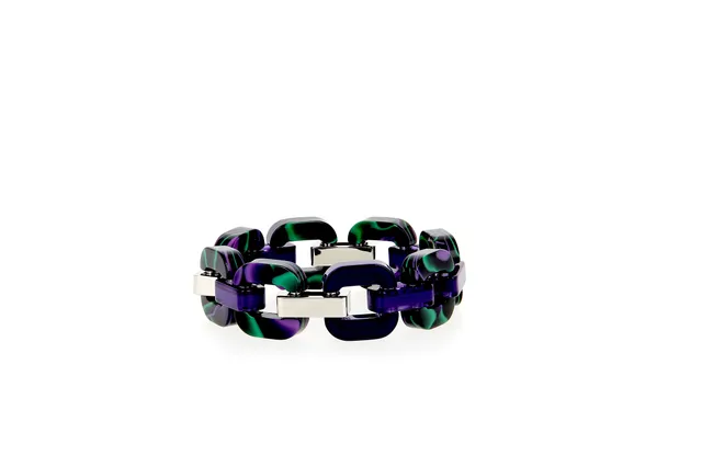 Xavier Derome Gourmettes Medium GO02 MC 129-44 bracelet multicolore