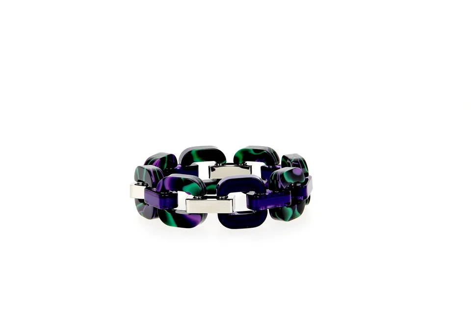 Xavier Derome Gourmettes Medium GO02 MC 129-44 bracelet multicolore