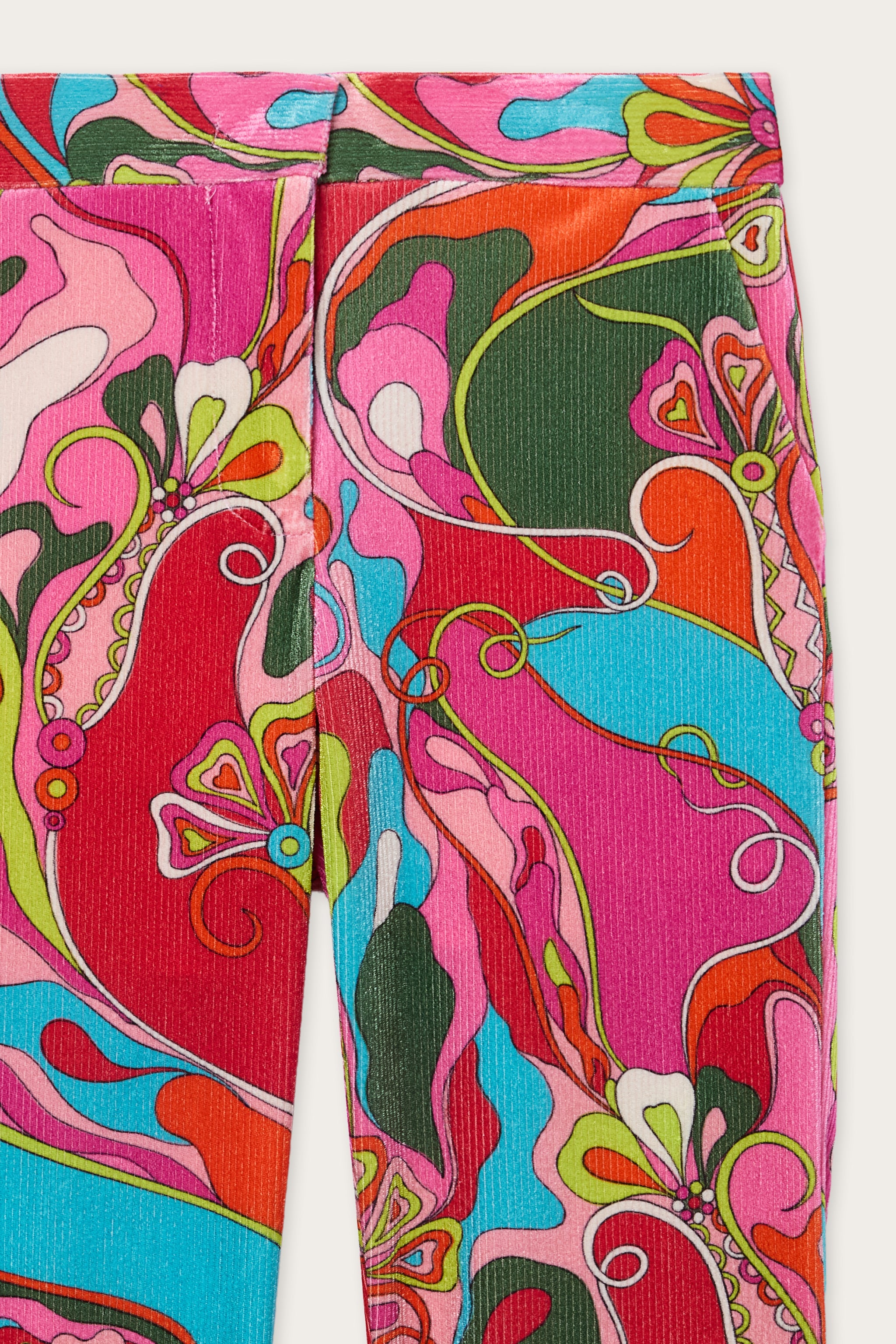 Emilio Pucci Pants Shorts pantalon velours fuchsia 4Y