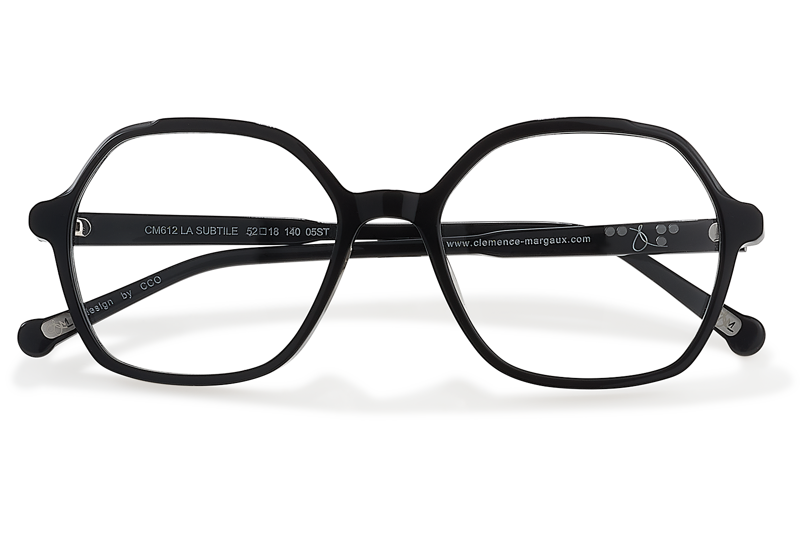 Clémence & Margaux La Subtile lunettes de vue strass carré