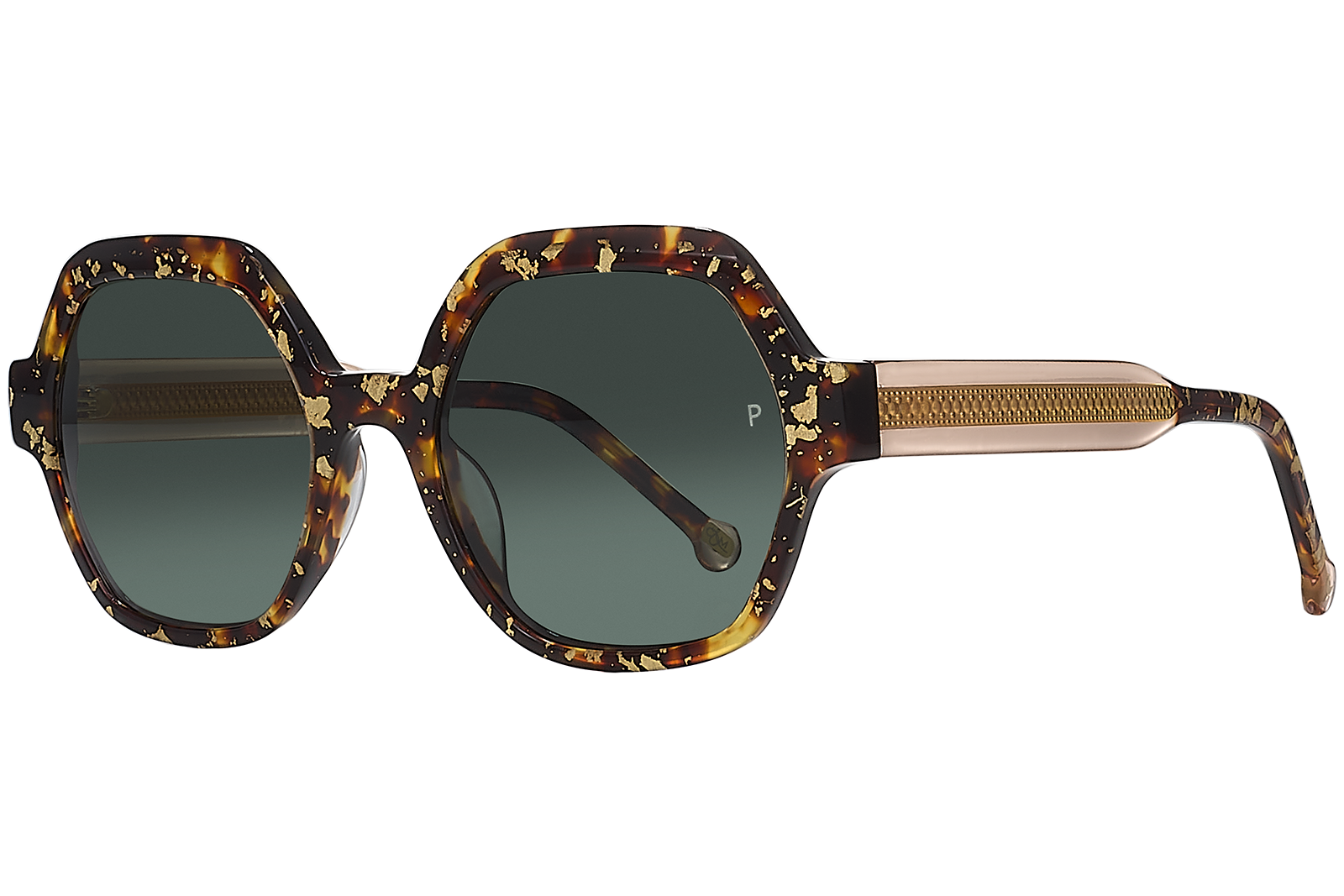 Clémence & Margaux La Famoso lunettes de soleil moucheté brun bleu