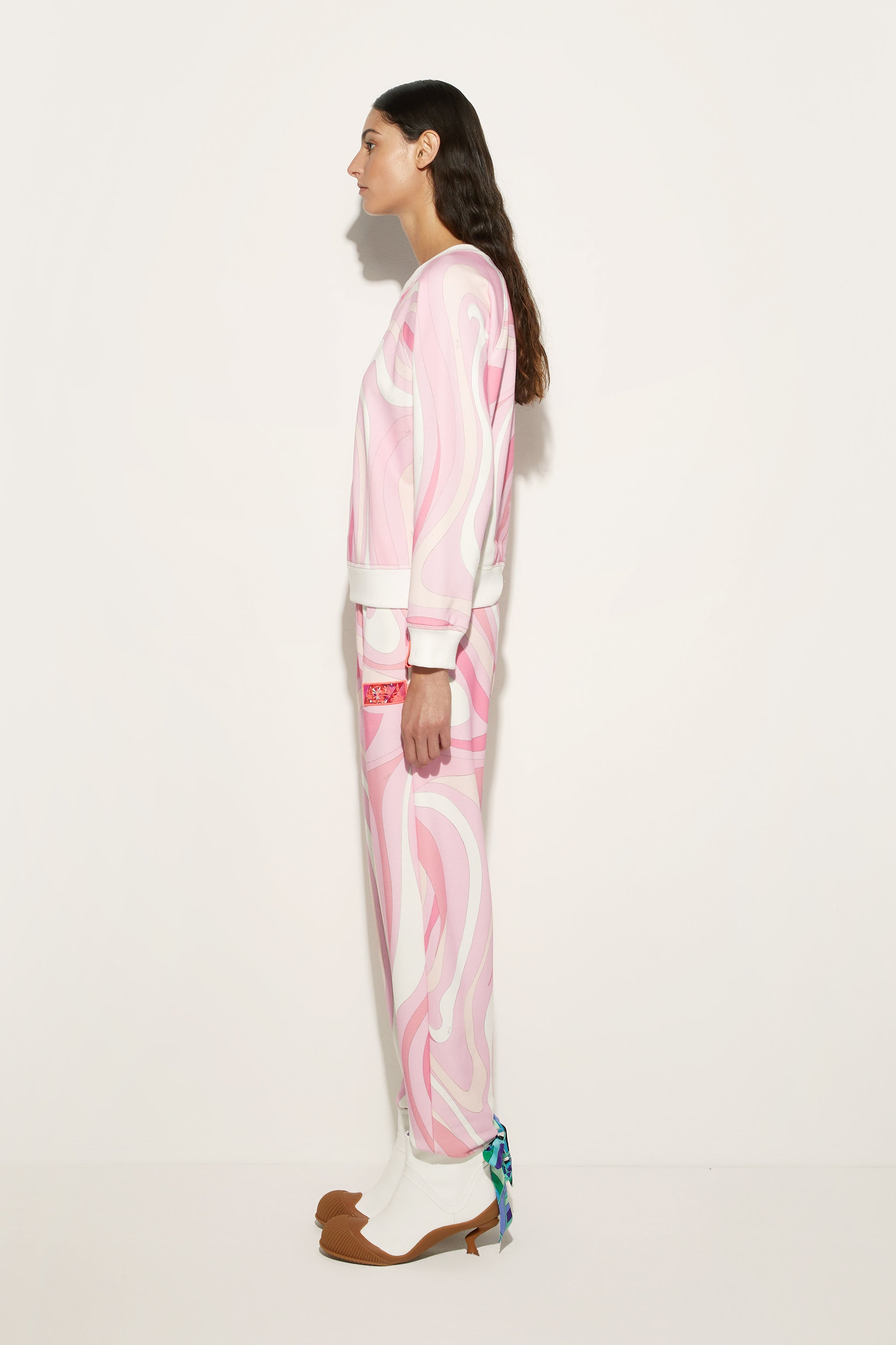 Emilio Pucci Pants joggers Marmo rose molleton