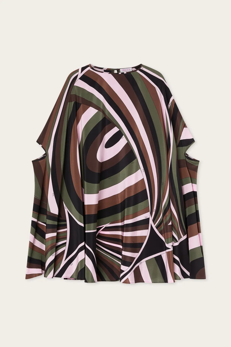 Emilio Pucci Kaftans Caftano Iride caftan kaki soie