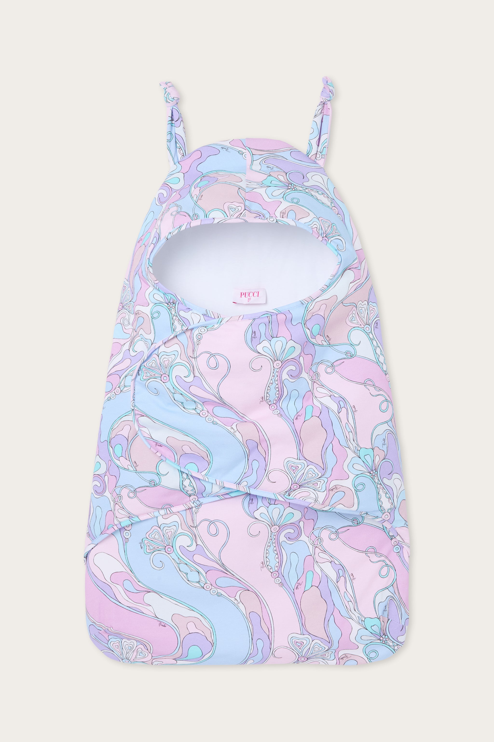 Emilio Pucci Orchidee nid bébé coton rose bleu