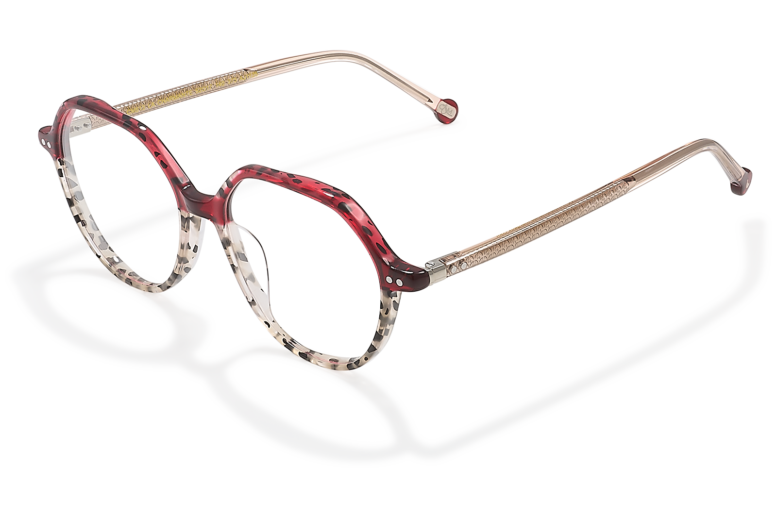 Clémence & Margaux La Charmante lunettes de vue Noir & Brun pantos