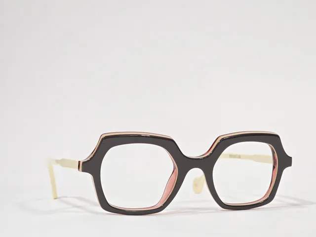 Xavier Derome Epsilon C294 monture brune acétate carrée