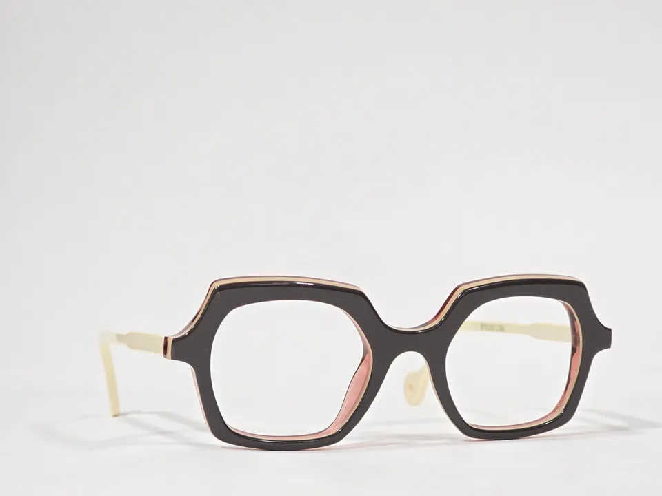 Xavier Derome Epsilon C294 monture brune acétate carrée