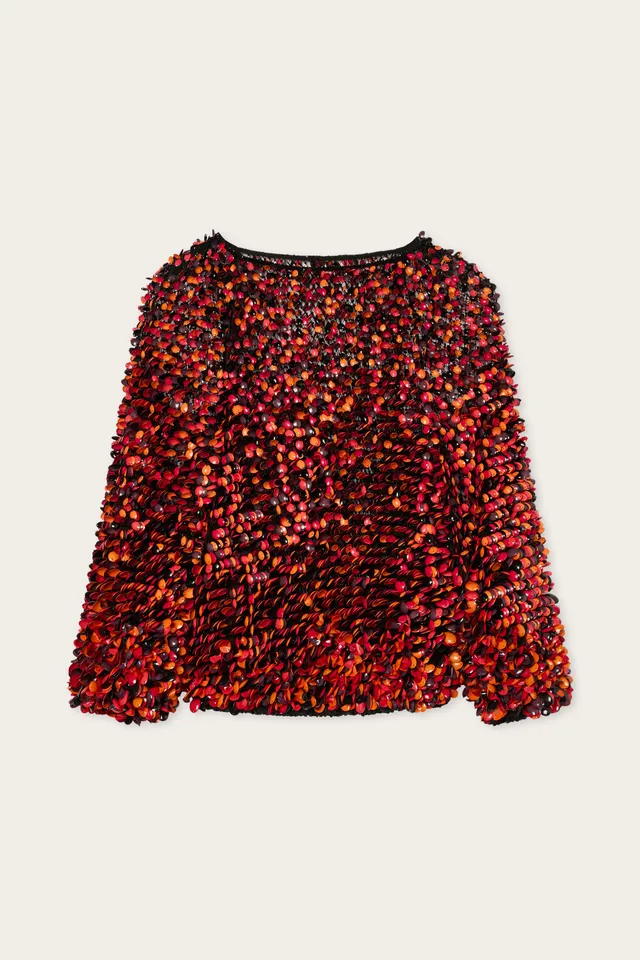 Emilio Pucci Top Ricamato top femme rouge édition limitée