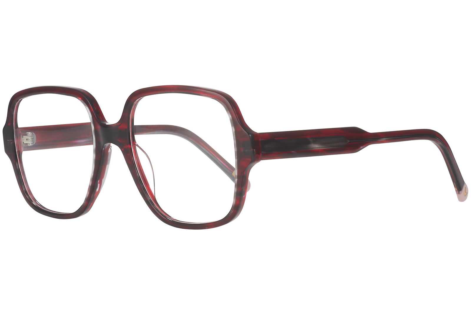 Clémence & Margaux La Fresh-Faced lunettes de vue carrée rouge