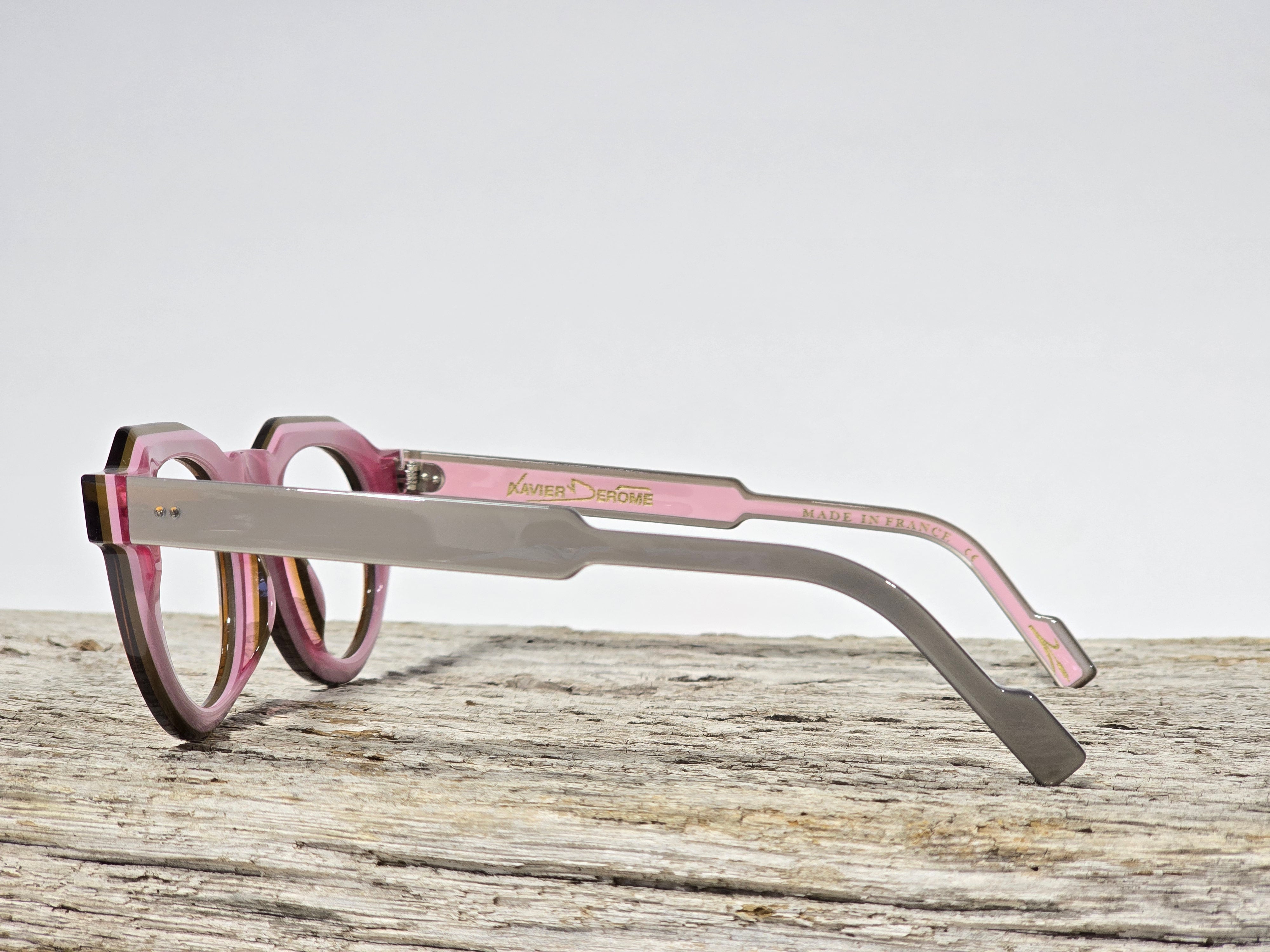 Xavier Derome Generoso C308 lunettes de vue marron rose