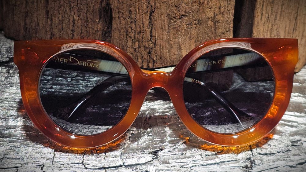 Xavier Derome Providence C213 lunettes de soleil ambre miel
