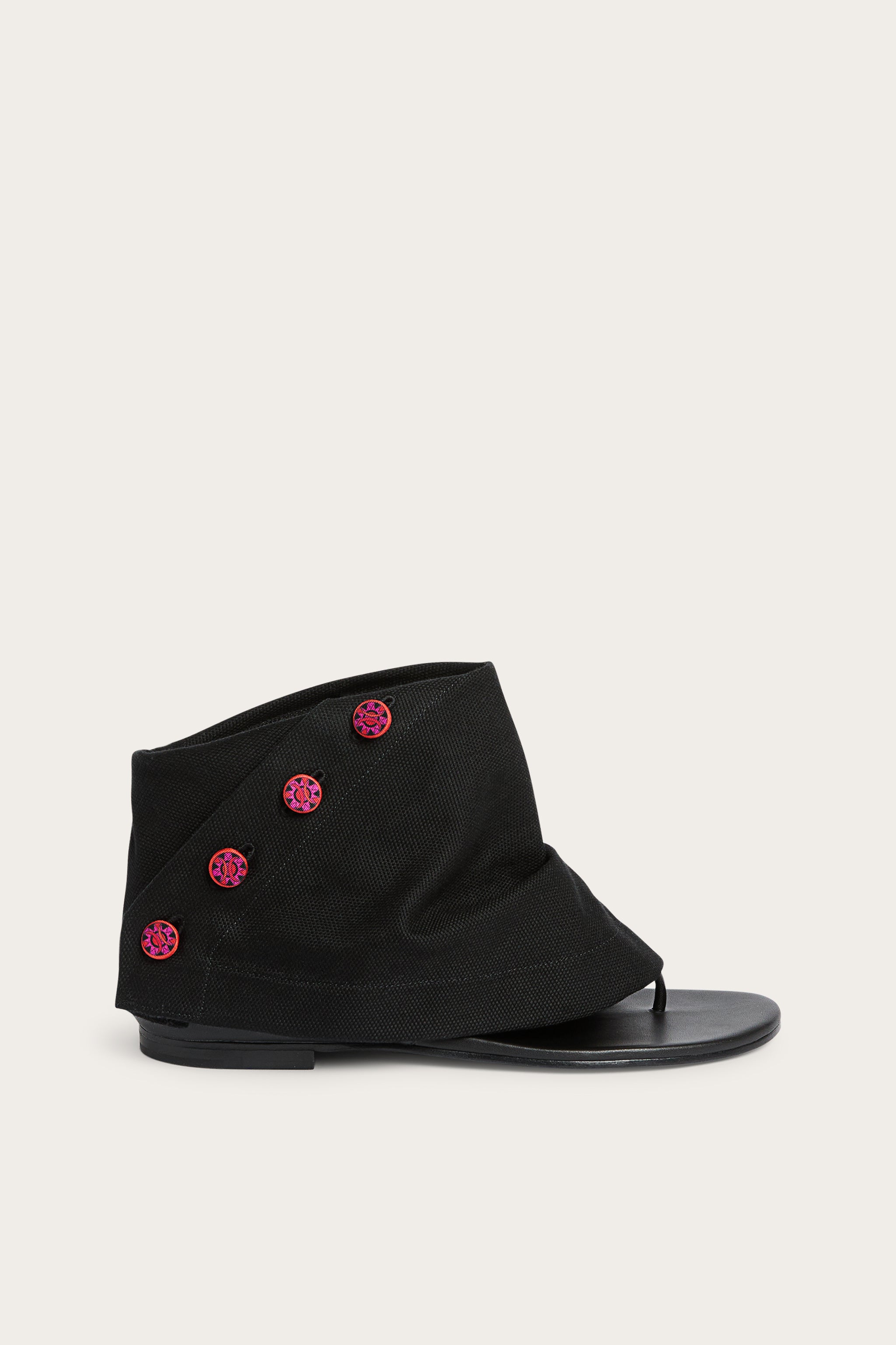 Emilio Pucci Sandali Tubolari sandales noir coton