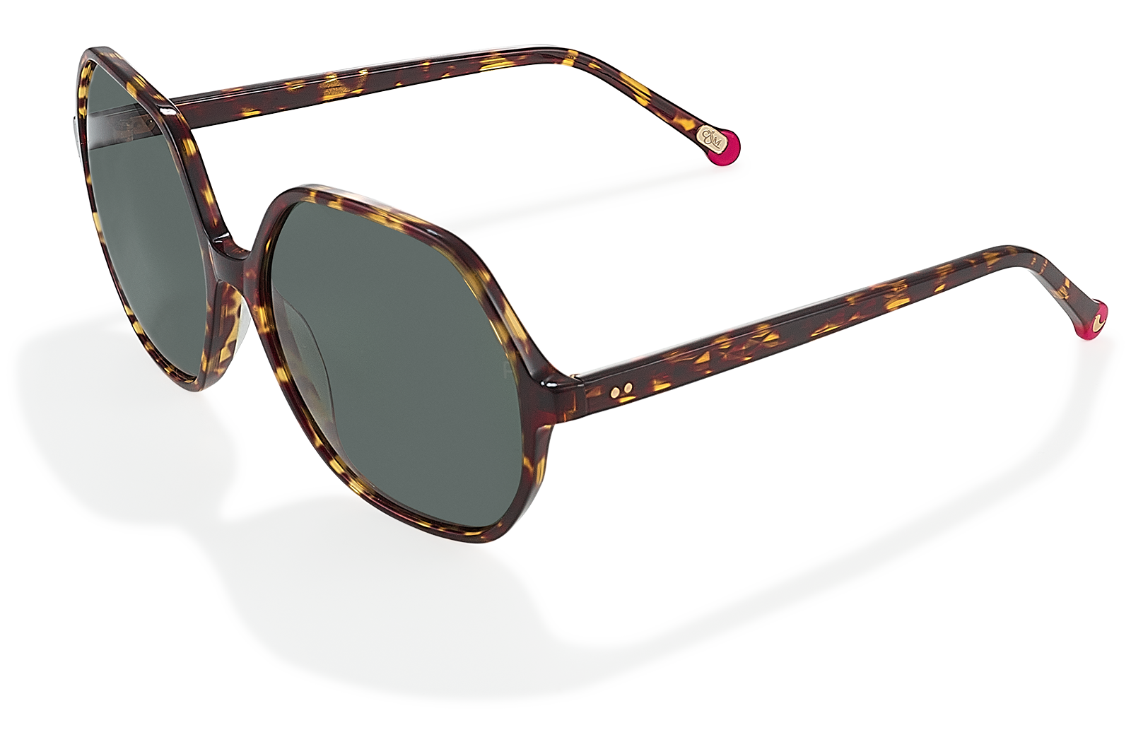 Clémence & Margaux La Story lunettes de soleil Ecaille Marbré polarisé