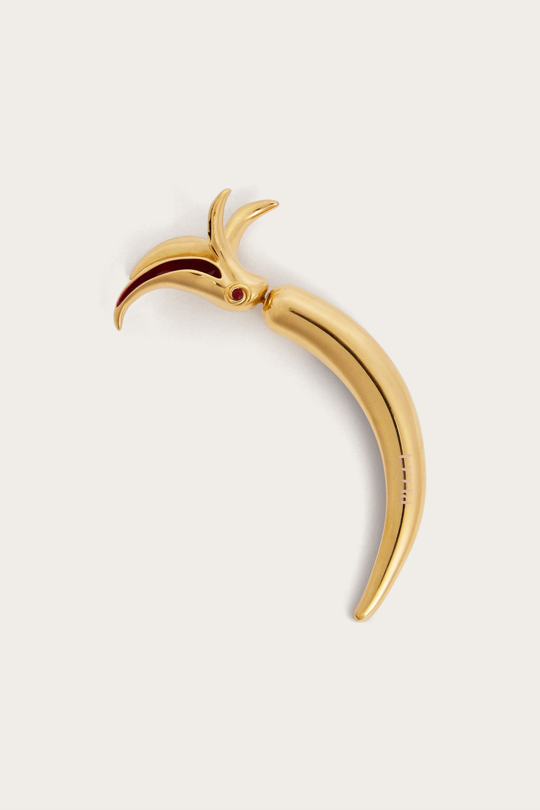 Emilio Pucci Jewellery mono boucle étoile doré