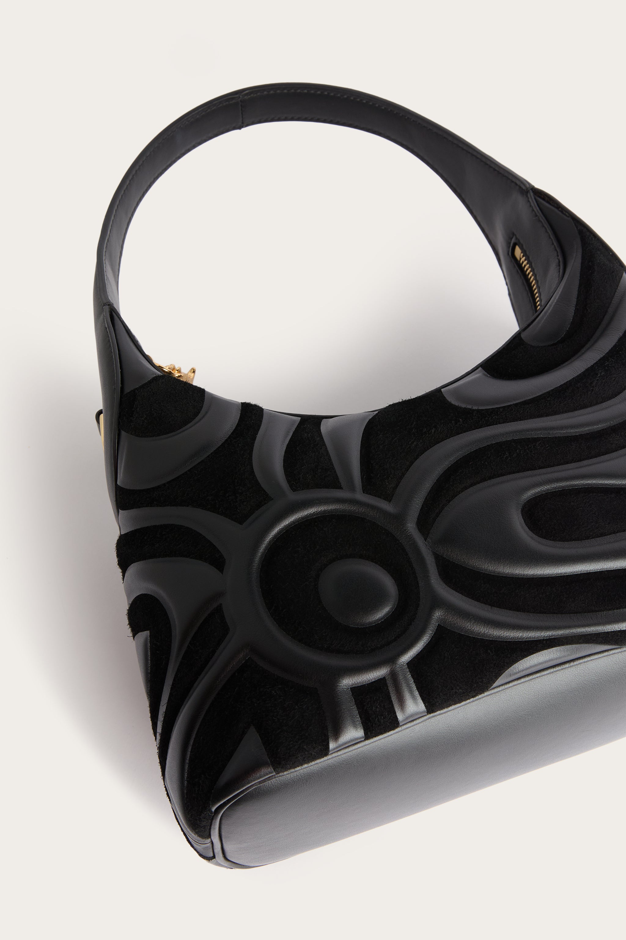 Emilio Pucci Hobo Marmo sac cuir noir