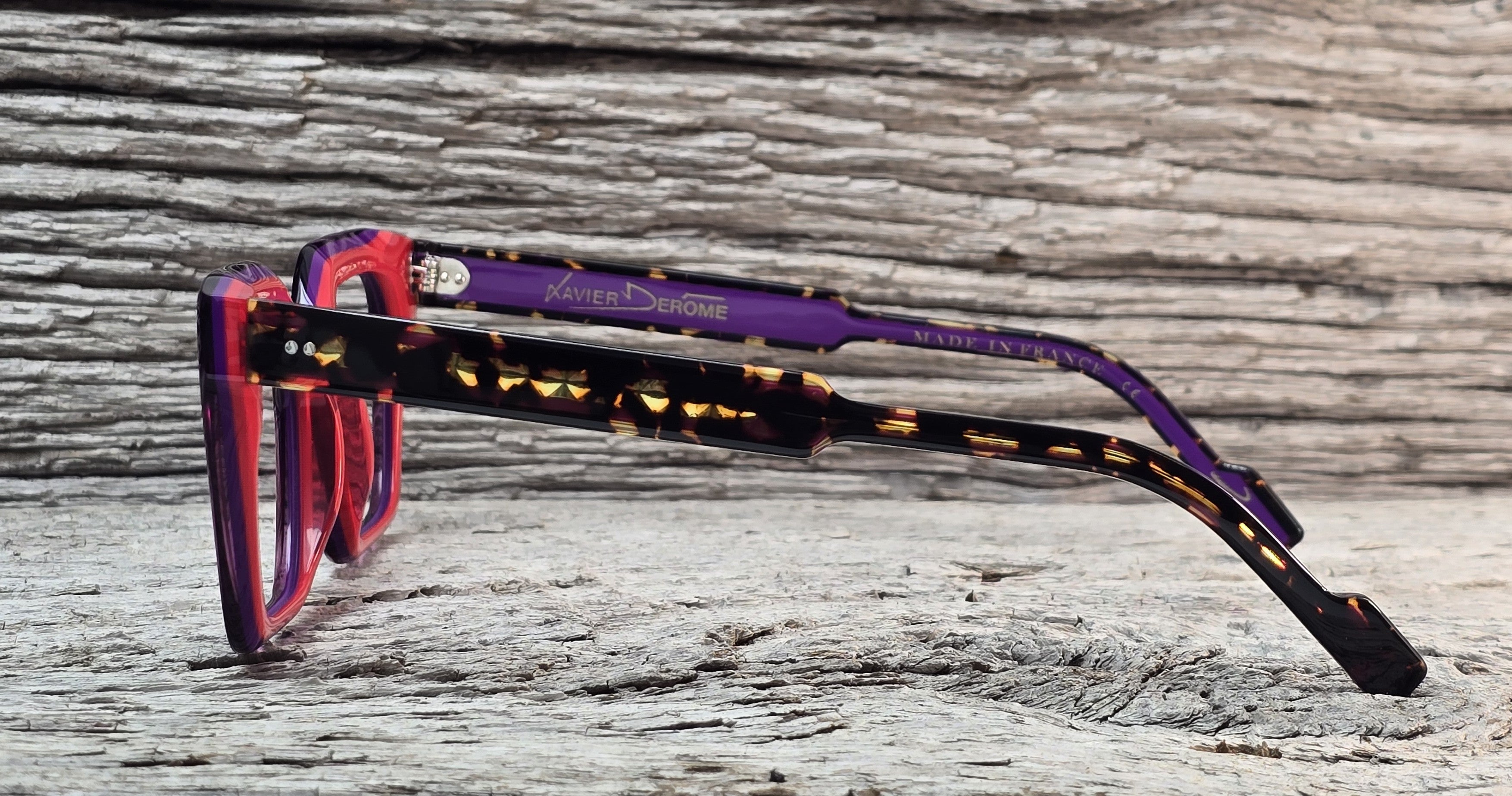 Xavier Derome Belledonne C298 monture lunettes de vue prune