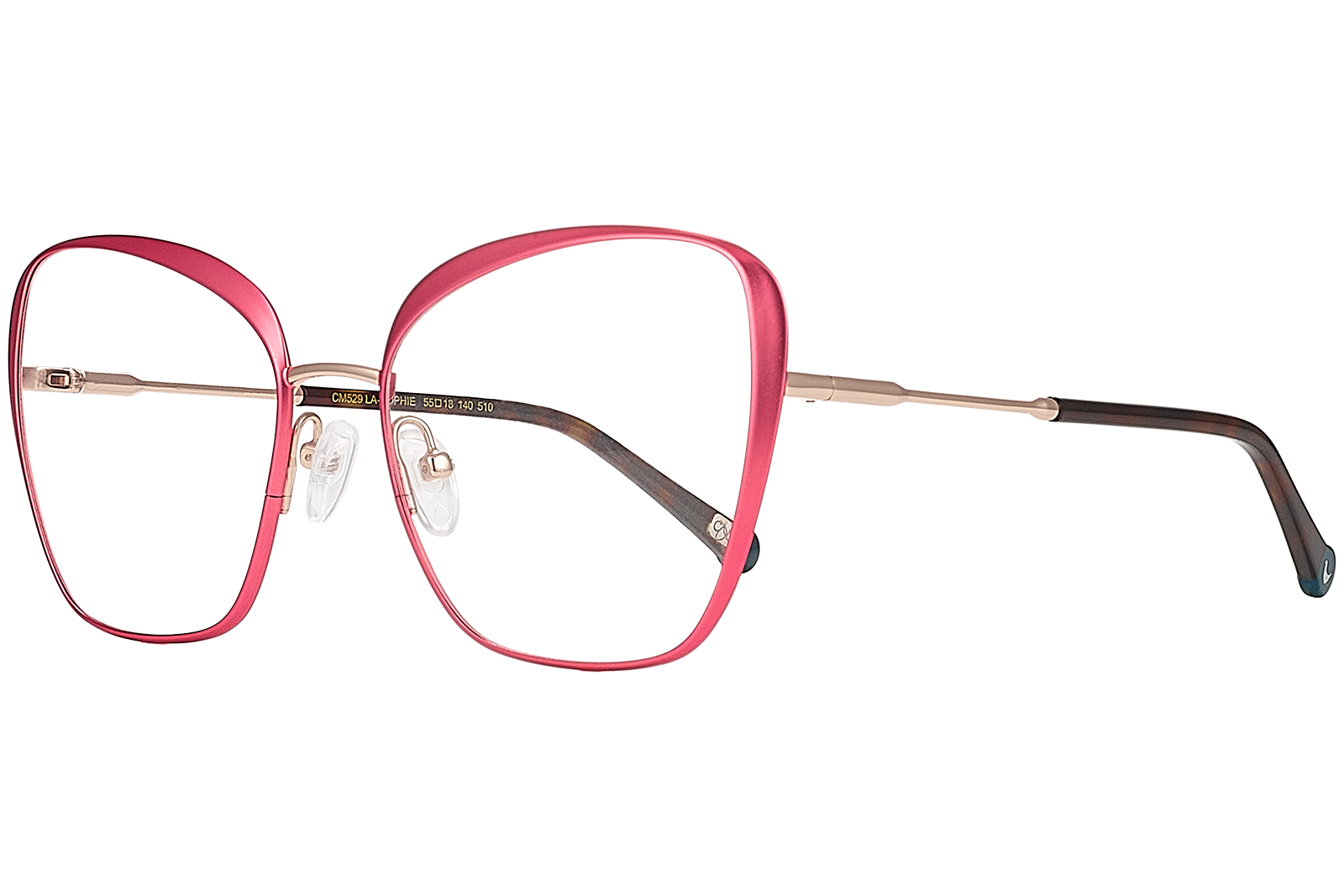 Clémence & Margaux Harmonie lunettes de vue rose papillon