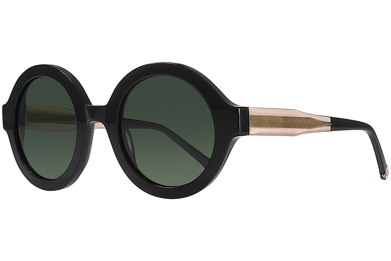 Clémence & Margaux La Miss Athènes lunettes de soleil Noir & Doré polarisé