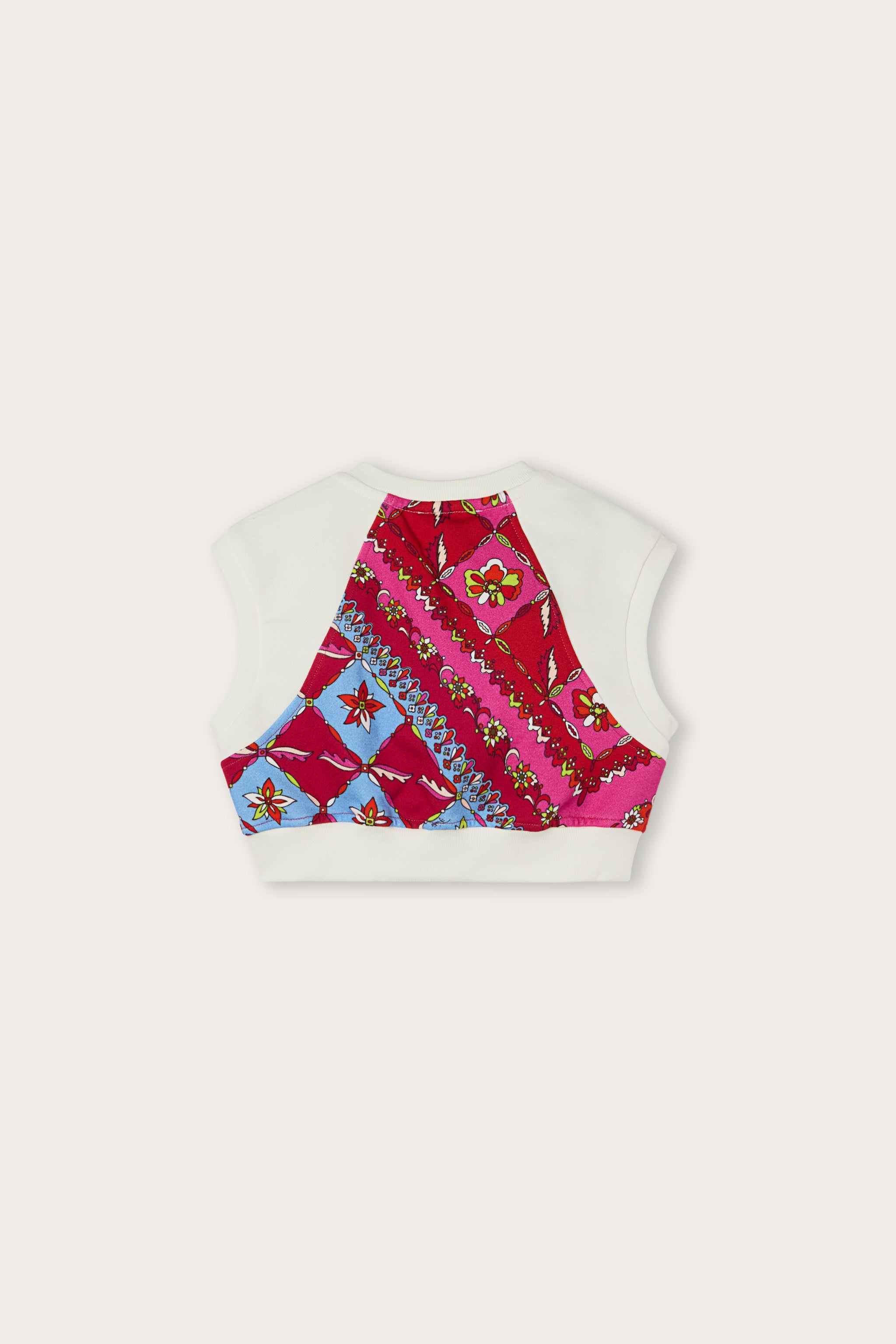Emilio Pucci Festa Sweat Cropped Coton Fille 8Y