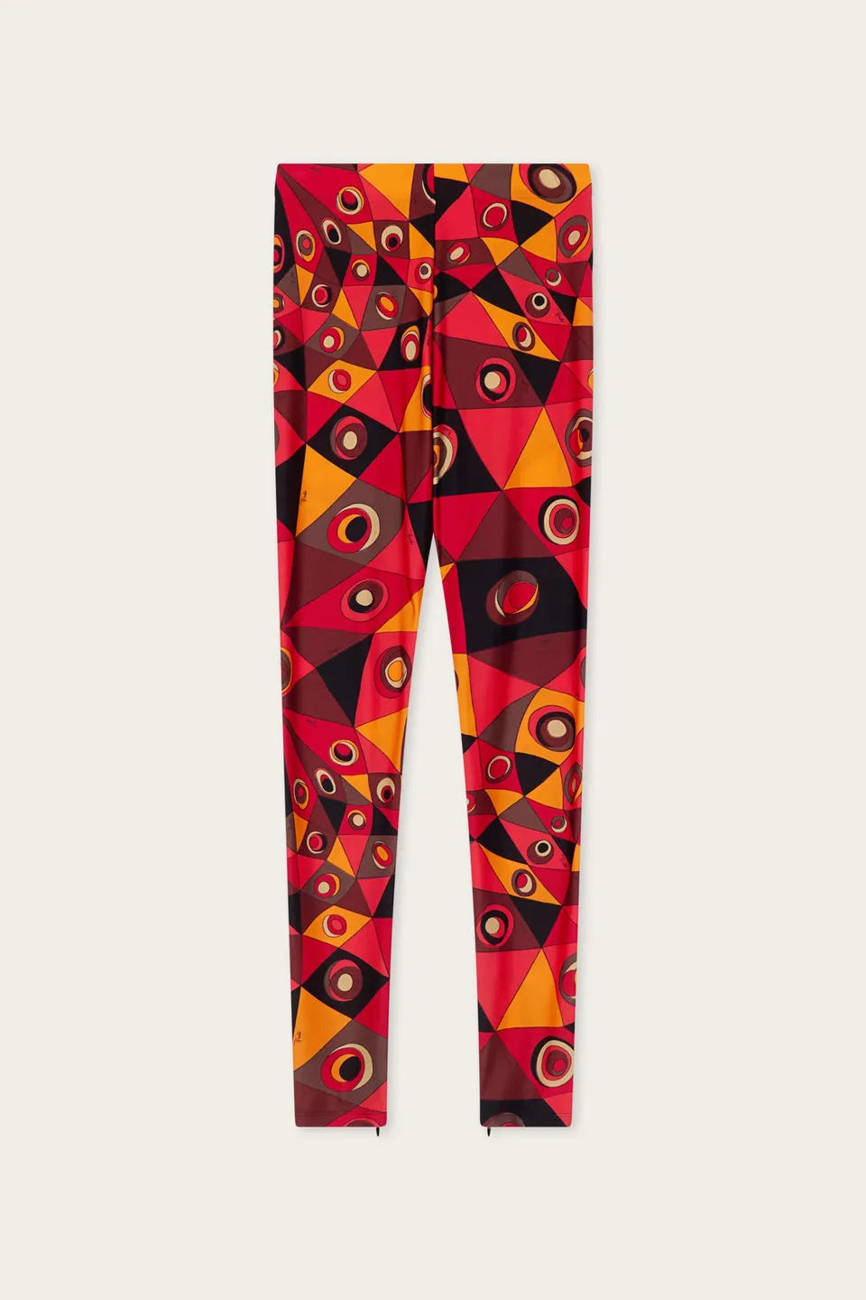 Emilio Pucci Occhi 6HTT216H865P17 Legging Orange/Noir Polyamide