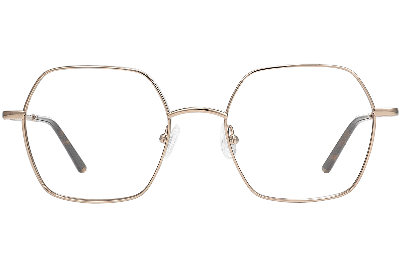 Clémence & Margaux Optiques La Ballade lunettes de vue doré carrée