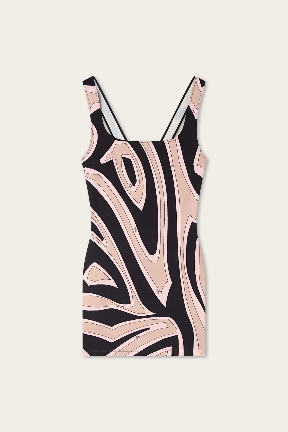 Emilio Pucci Abito in Stampa Labirinto robe nude jersey
