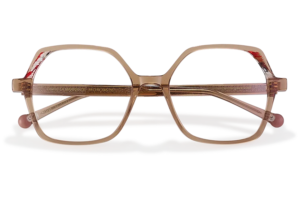 Clémence & Margaux La Marrante lunettes de vue rose nude