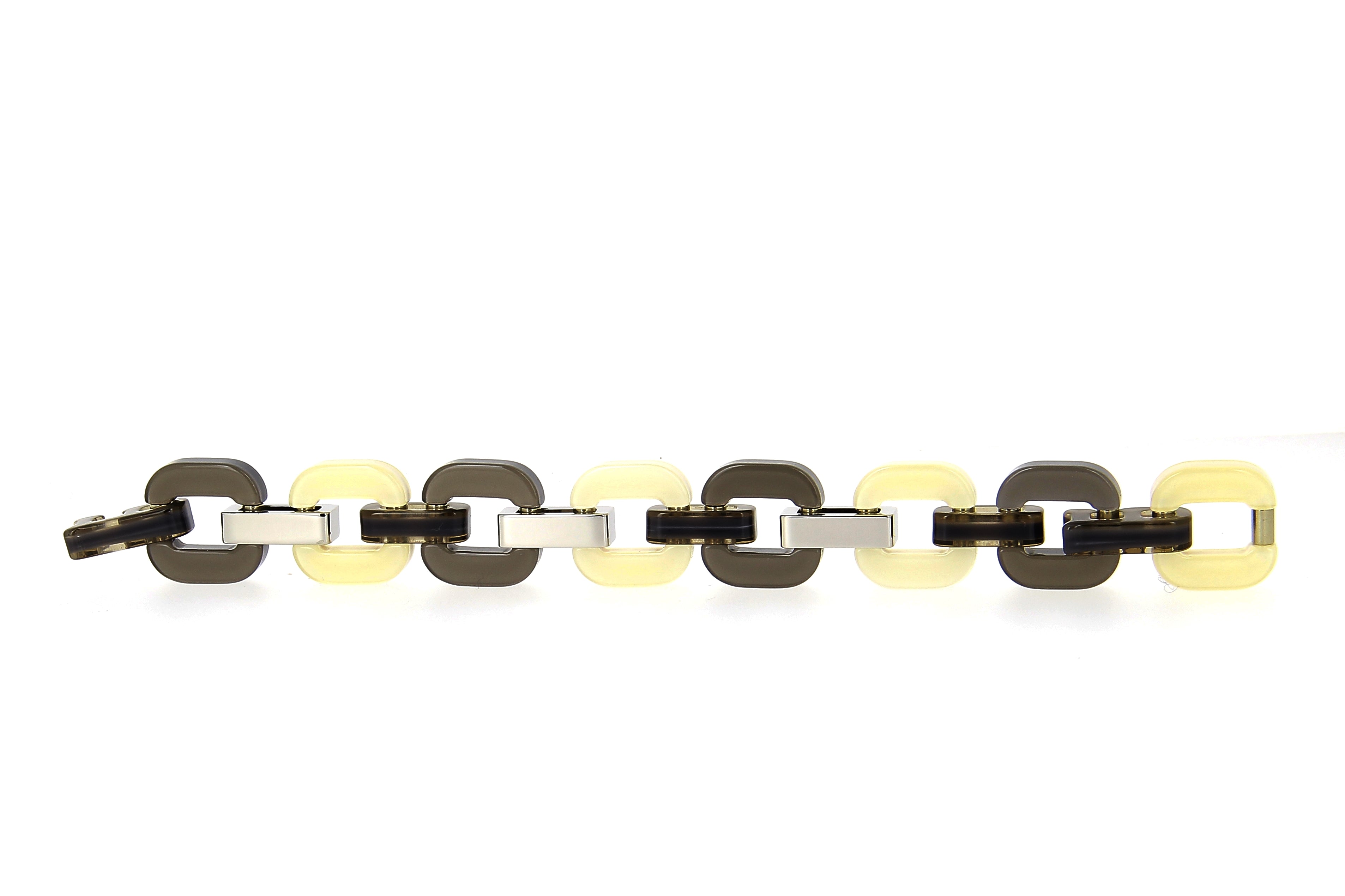Xavier Derome Medium GO02 bracelet gourmette nacre