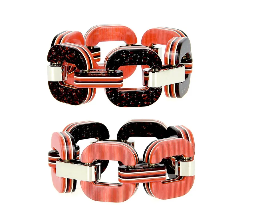Xavier Derome Gourmettes Small GO01 C240 bracelet multicouches