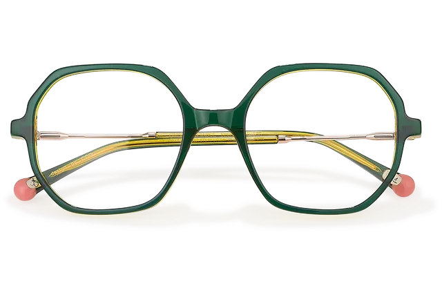 Clémence & Margaux La Fiable lunettes de vue colorée Beige & Noir