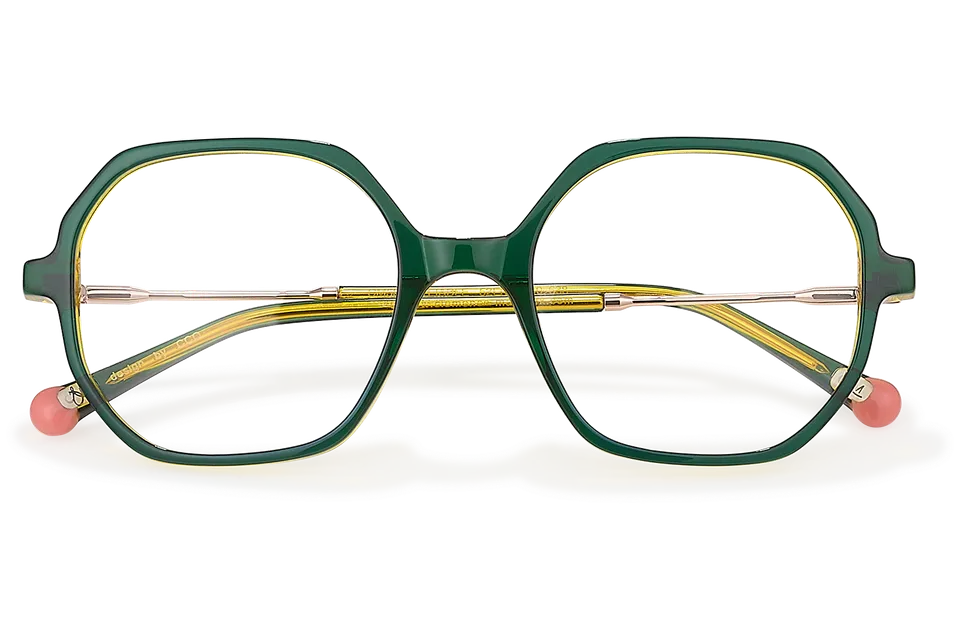 Clémence & Margaux La Fiable lunettes de vue colorée Beige & Noir