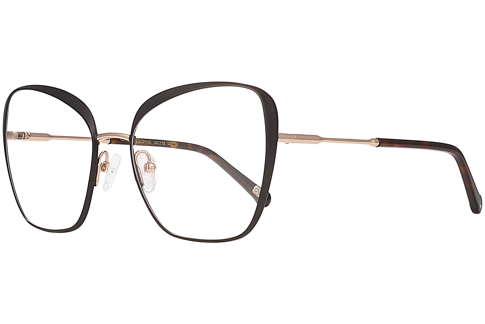 Clémence & Margaux Harmonie lunettes de vue rose papillon