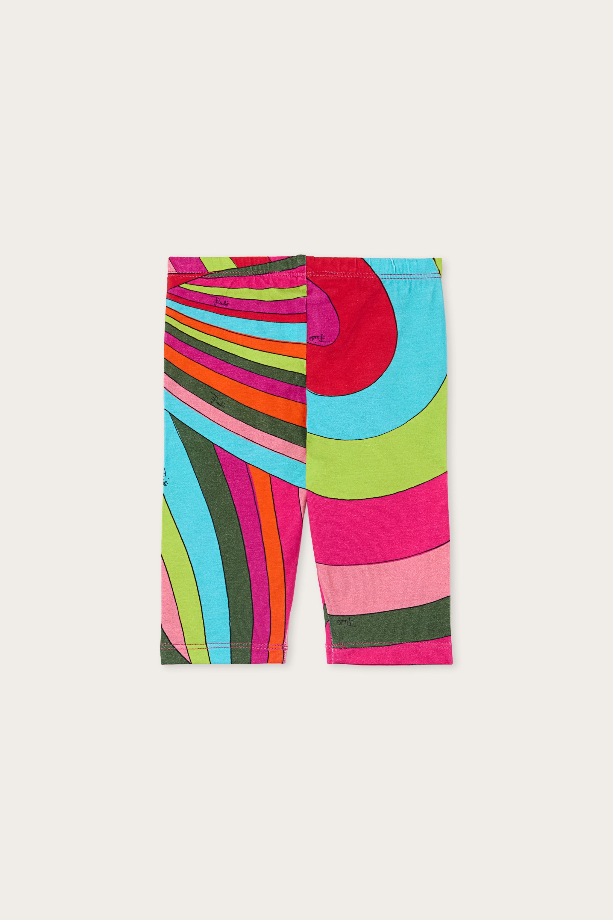 Emilio Pucci Iride leggings bébé multicolore coton