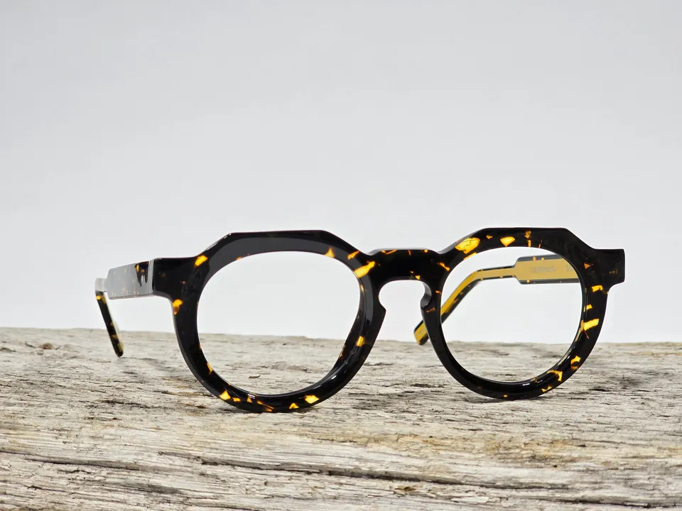Xavier Derome Generoso C80 lunettes de vue écaille ronde
