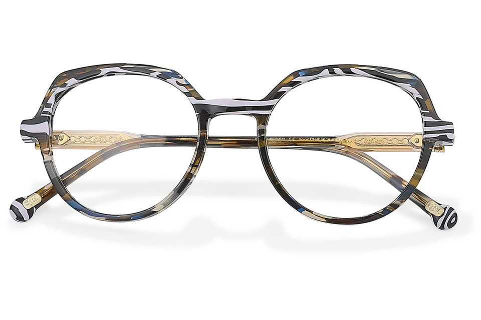 Clémence & Margaux La Alisa lunettes de vue Noir Écaille pantos